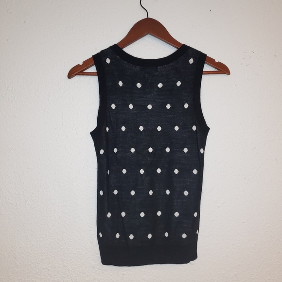 NWT HALOGEN Patterned Crew Neck‎ Knit Tank S - Picture 4 of 7